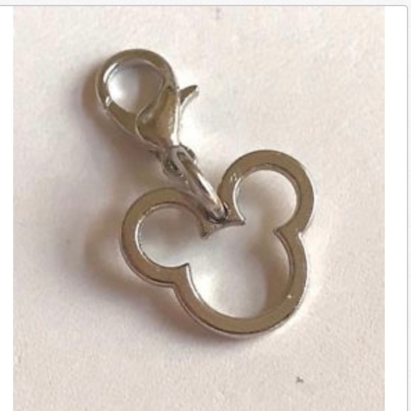 Vintage Mickey Mouse Ears Charm Disney Zipper Pull Purse Charm Icon Clip On - Picture 6 of 10